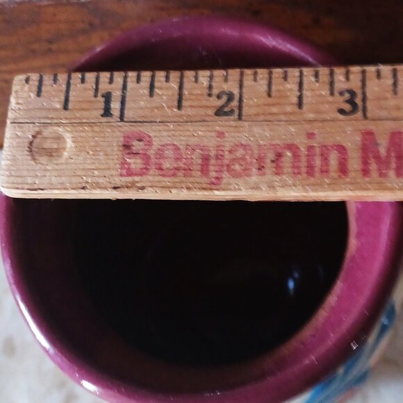 Handmade Cup Mug Ceramic Red Clay - Dominican Republic 3" H - Picture 6 of 6